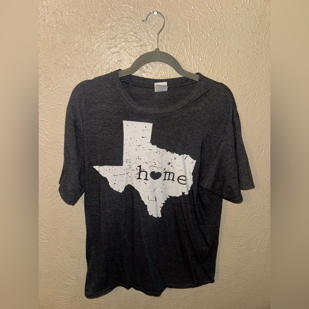 Gray Texas Home T-Shirt